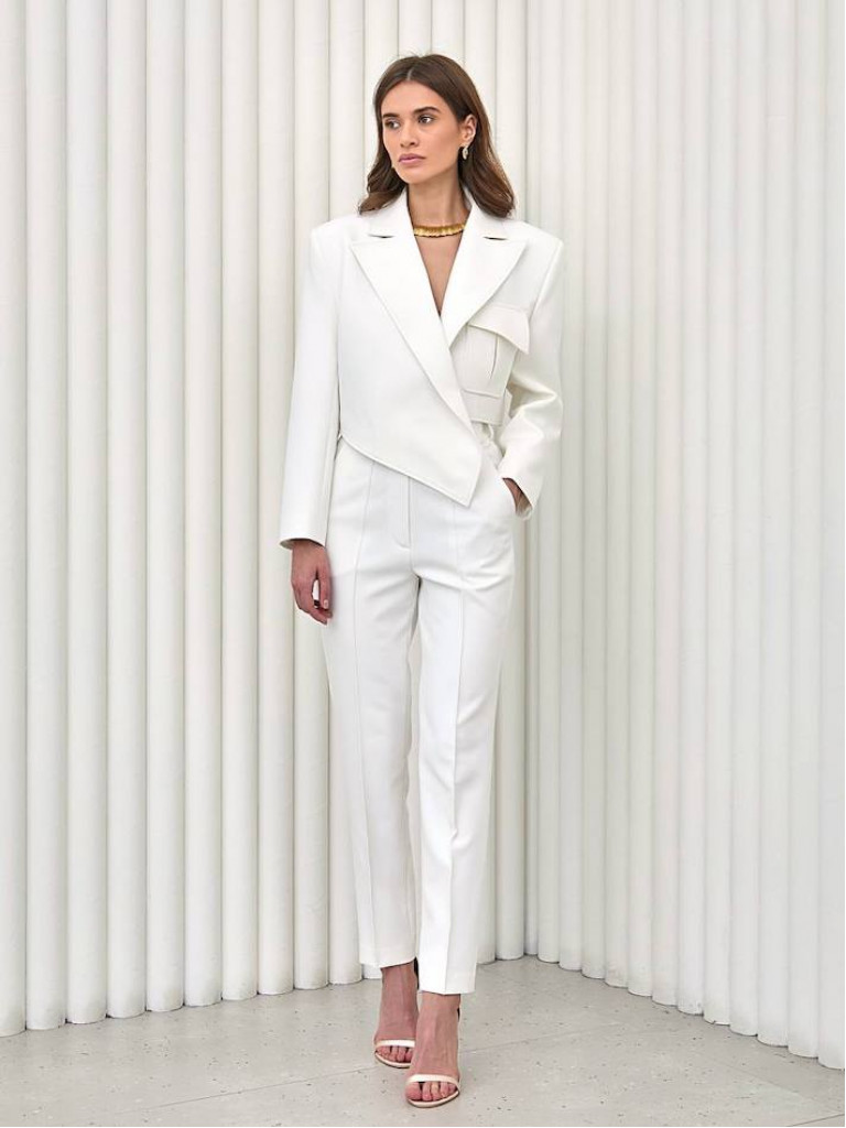 Жакет короткий white