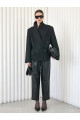 Жакет двубортный короткий black