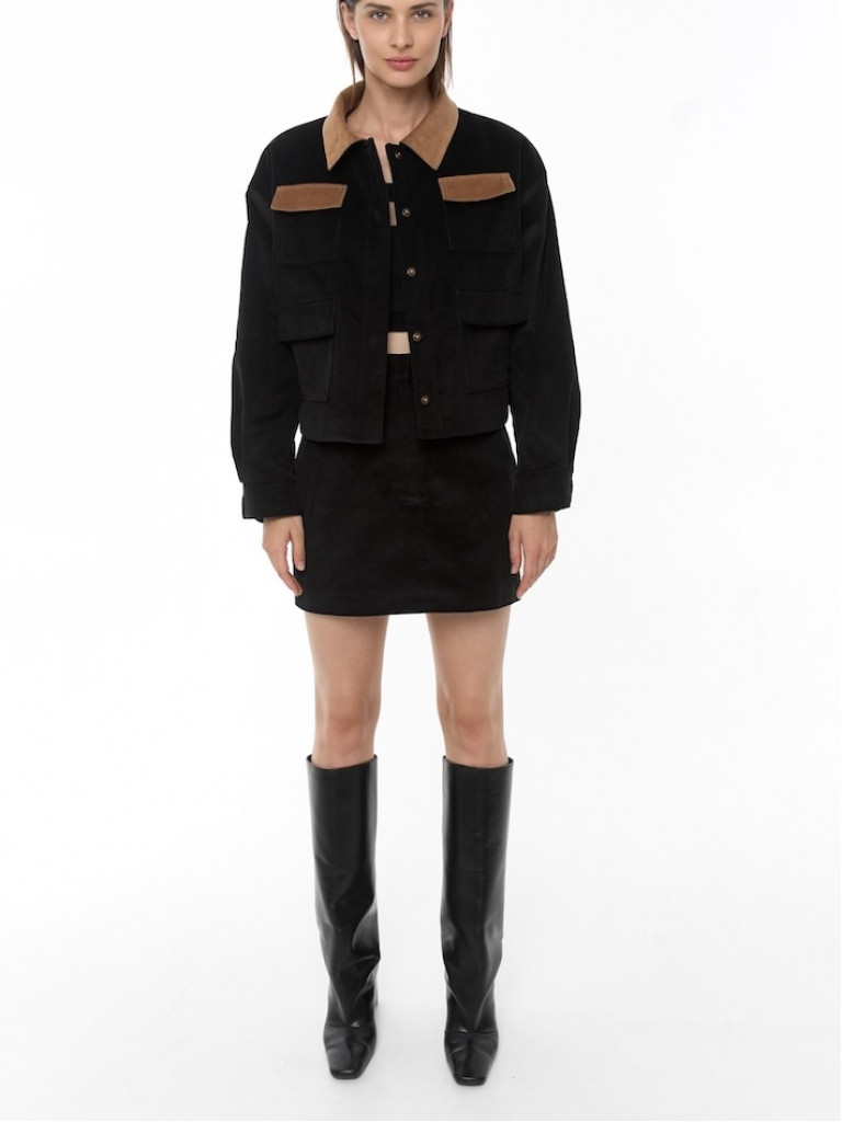Бомбер Black Honey Velveteen