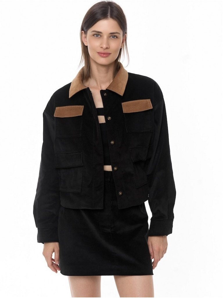 Бомбер Black Honey Velveteen