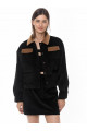 Бомбер Black Honey Velveteen