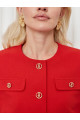 Жакет укороченный с акцентными пуговицами Жакет укороченный с акцентными пуговицами